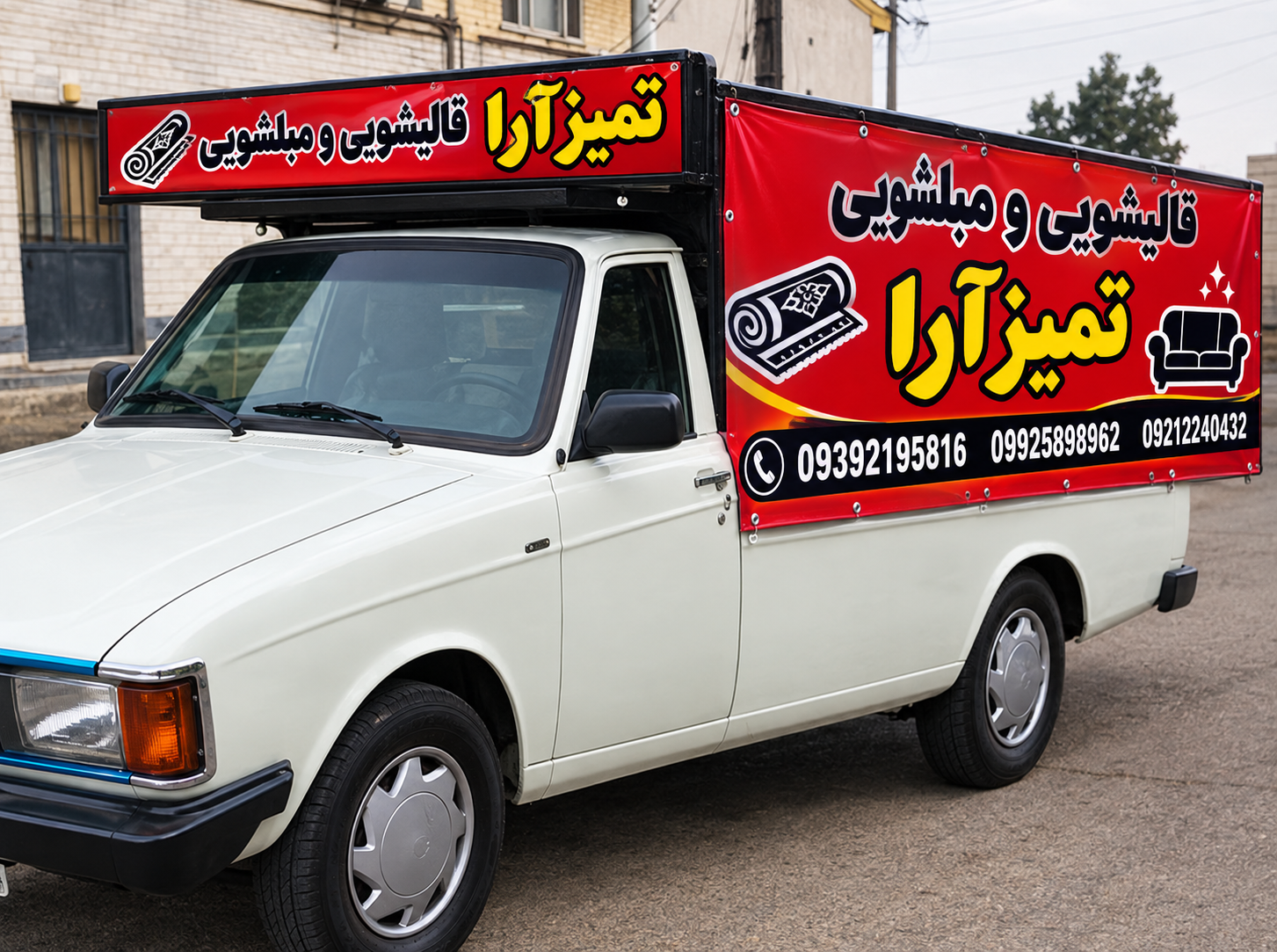 ماشین حمل فرش تمیزآرا